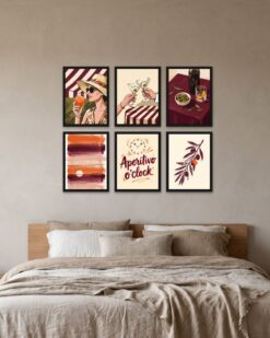 Aperitivo Hour Gallery Wall Set of 6