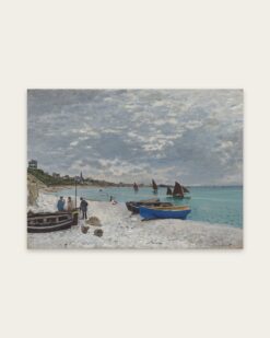 Claude Monet – The Beach at Sainte-Adresse