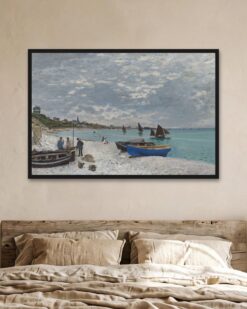 Claude Monet – The Beach at Sainte-Adresse