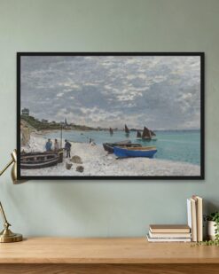 Claude Monet – The Beach at Sainte-Adresse