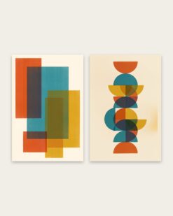 Colour Blocks Set of 2