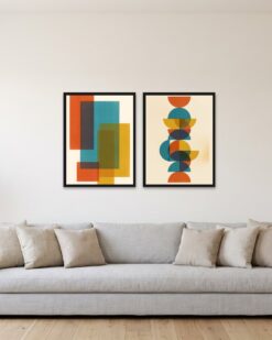 Colour Blocks Set of 2