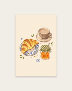 Croissant and Jam