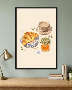 Croissant and Jam