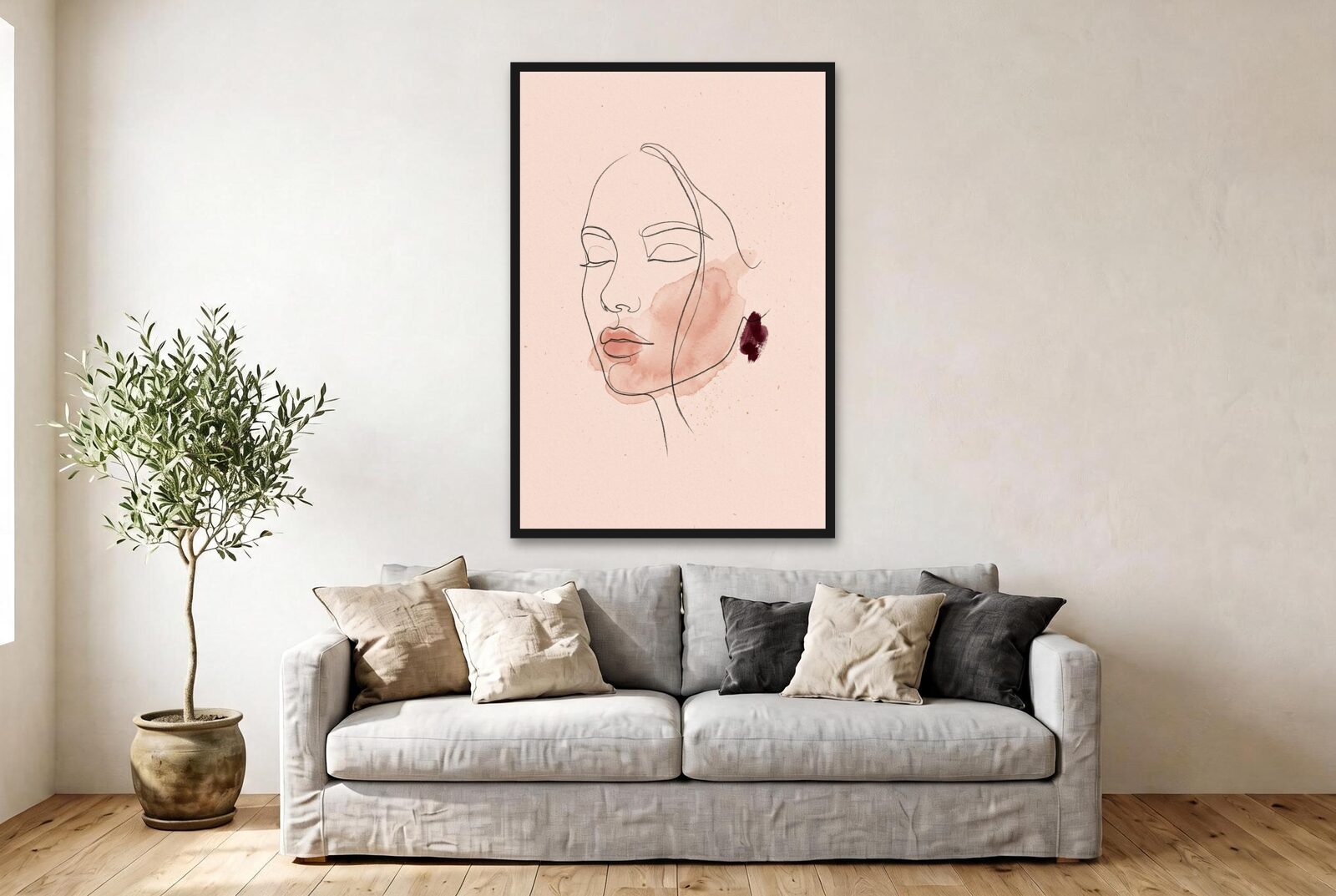Face in One Line
