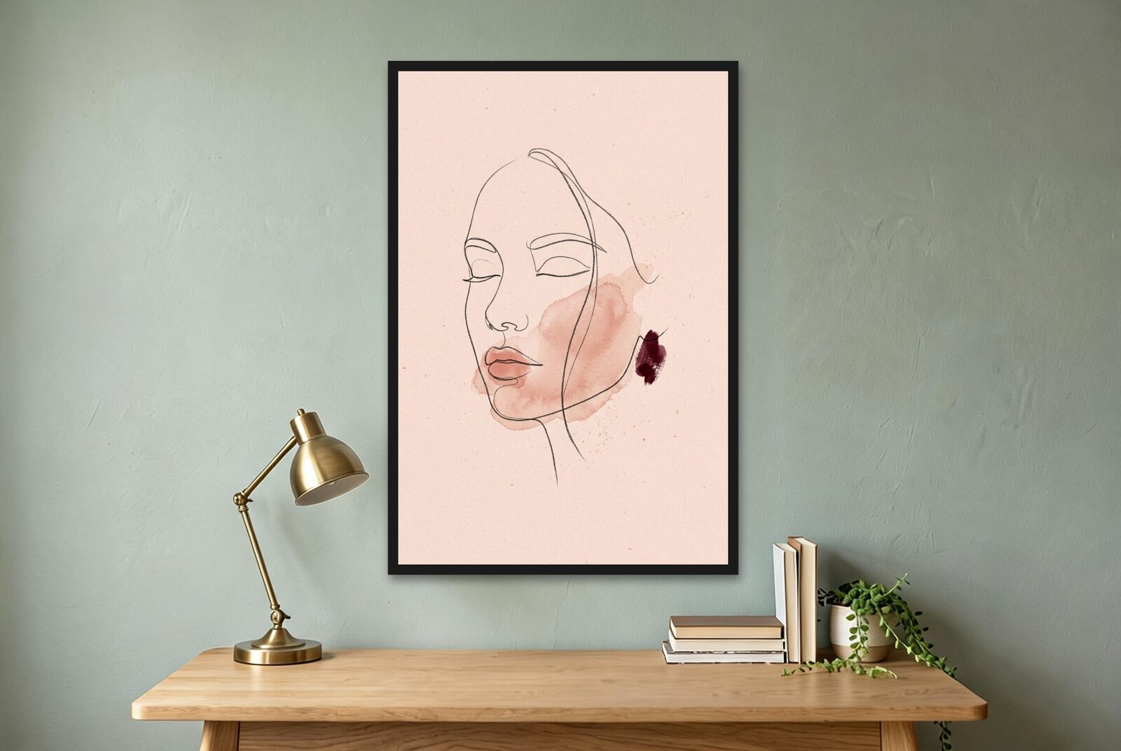 Face in One Line