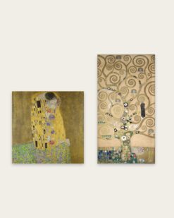 Golden Klimt Set of 2