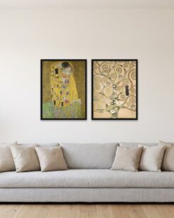 Golden Klimt Set of 2