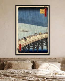 Hiroshige – Sudden Shower over Shin-Ōhashi Bridge