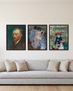 Impressionist Portraits Set of 3
