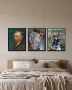 Impressionist Portraits Set of 3