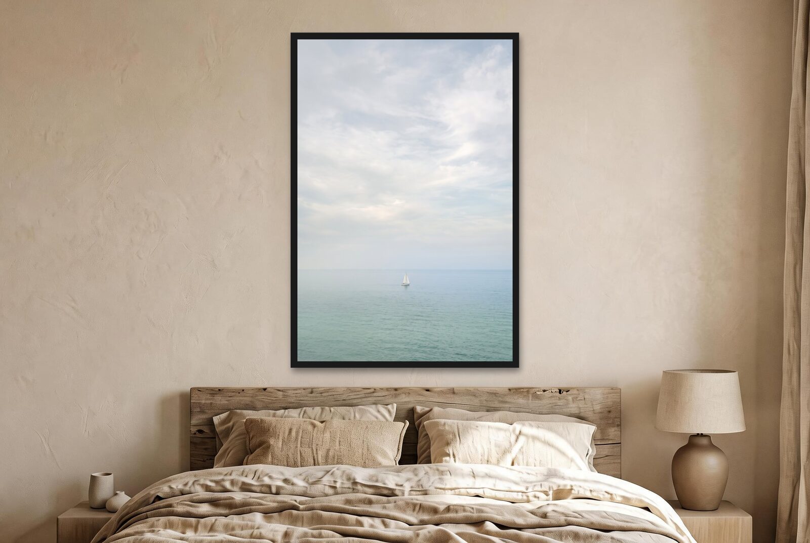 Lone Sailboat