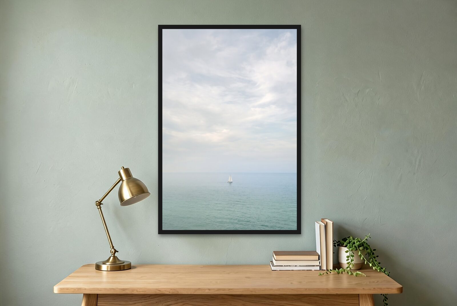 Lone Sailboat