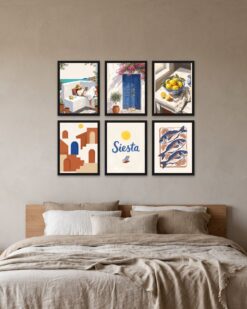 Mediterranean Living Gallery Wall Set of 6