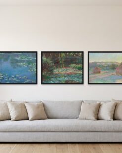 Monet's Gardens Set of 3