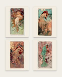 Mucha Four Seasons Set of 4