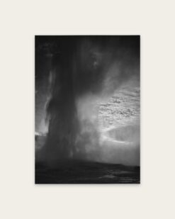 Old Faithful at Dusk
