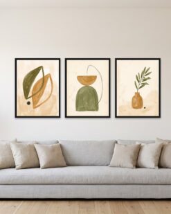 Olive & Ochre Set of 3