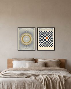 Optical Lines Set of 2