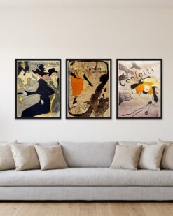 Paris Cabaret Set of 3