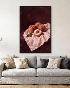 Peaches on Linen
