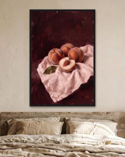 Peaches on Linen