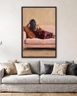 Reclining in Silk