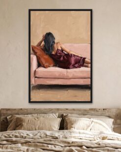 Reclining in Silk