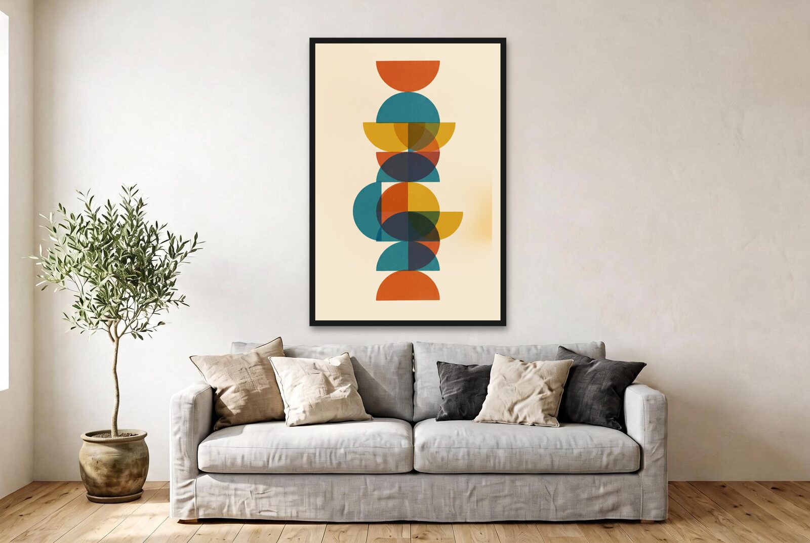 Stacked Half Circles