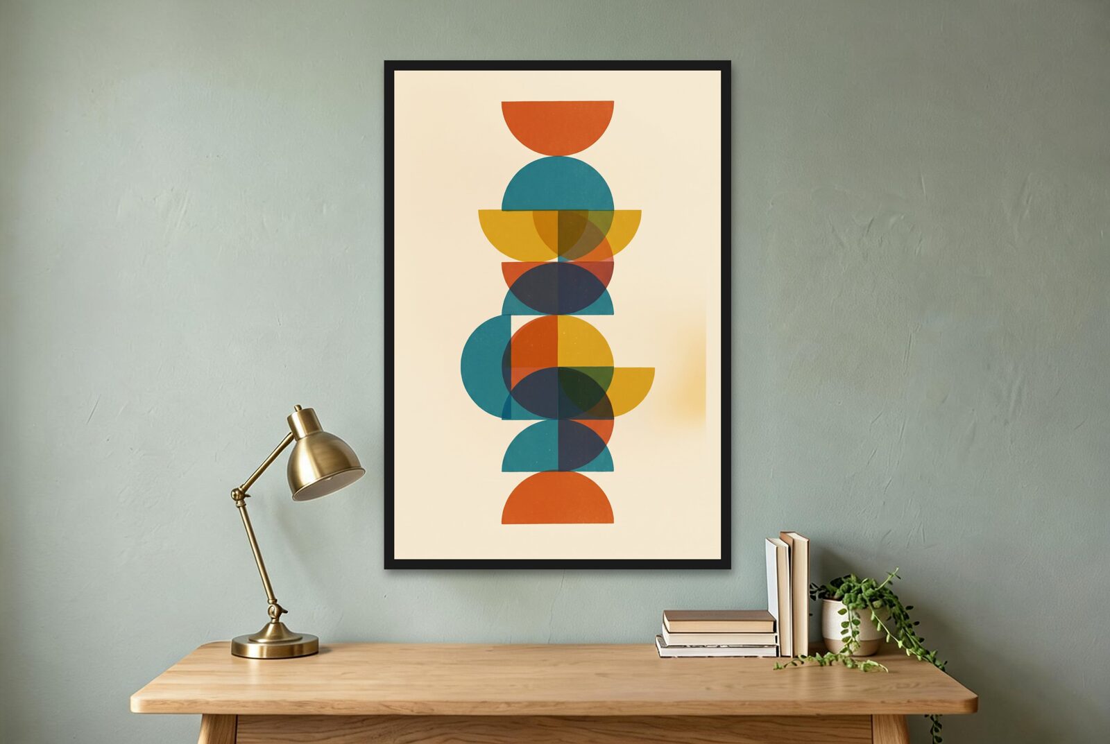 Stacked Half Circles