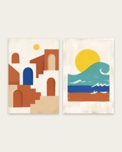 Whitewash Set of 2